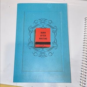 Burn After Writing Book